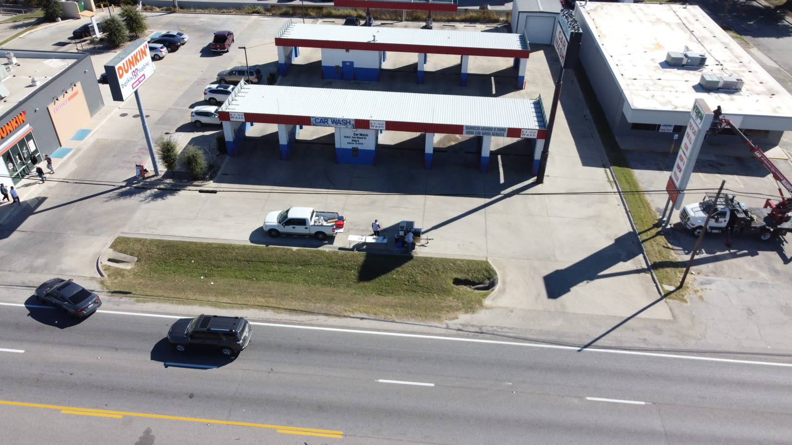 Commercial property aerial captured by Ceezaer drone services