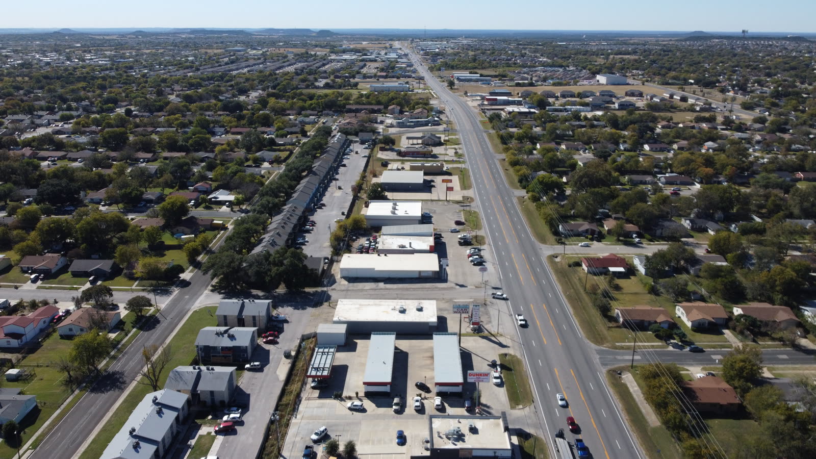 Aerial drone documentation of commercial property infrastructure by Ceezaer